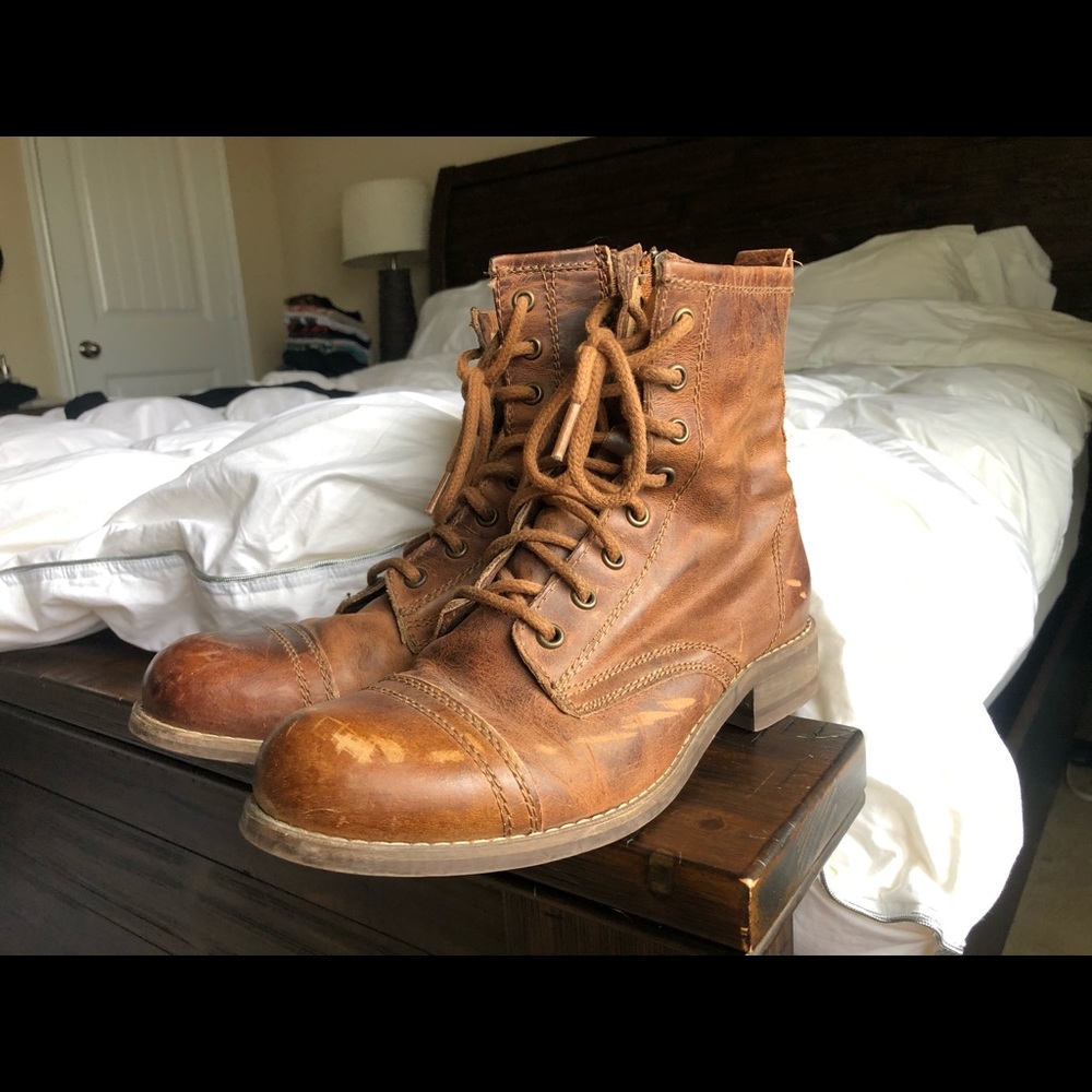 Steve Madden combat boots
